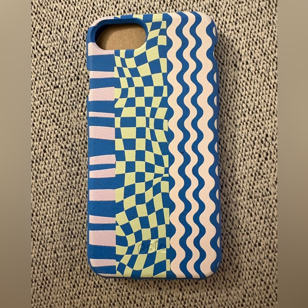 NWT Pela Case Electric Blue Mixed Up iPhone 6/6s/7/8/ 2020 SE